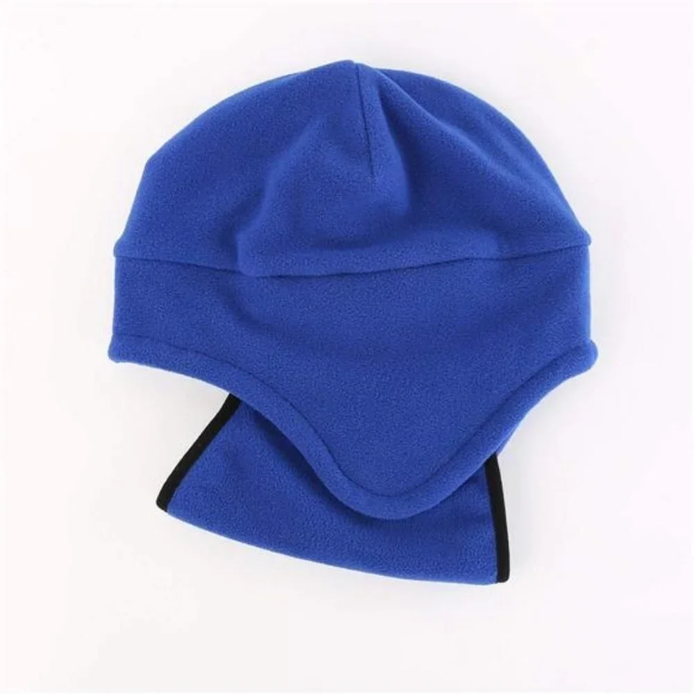 Men’s Warm 2 in 1 Hat Winter Fleece Earflap Skull Sports Beanie Ski Mask
